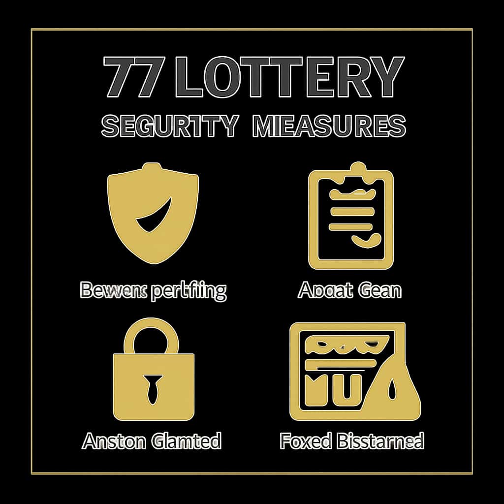 An educational diagram on 77 Lottery security measures